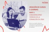 CREACIÓN DE CURSOS E-LEARNING