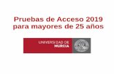 Pruebas de Acceso 2017 - um.es
