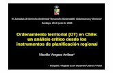 Ordenamiento territorial (OT) en Chile: un análisis ...