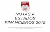 NOTAS A ESTADOS FINANCIEROS 2019 - USAL