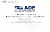 Análisis de la Financiación del Fútbol Español