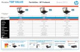 Modelos TOP VALUE Portátiles - HP Probook Enero 2013