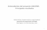 Antecedentes del proyecto LAKLEMS. Principales resultados