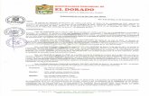 MUNICIPALIDAD PROVINCIAL DE -:~~~m EL DORADO