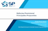 Reforma Previsional Principales Propuestas