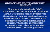 El sistema de estudio de OPOS PENITENCIARIAS ALICANTE ...