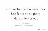 Farmacoterapia del insomnio : Uso alternativo de ...