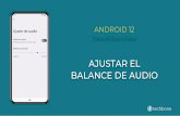 Ajustar el Balance de Audio [Android 12]