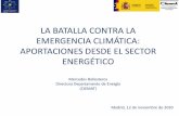 LA BATALLA CONTRA LA EMERGENCIA CLIMÁTICA: …