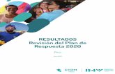 RESULTADOS Revisión del Plan de Respuesta 2020