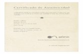 Certificado de Autenticidad CARPINTERÍA METÁLICA GALANAS ...