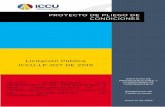 Licitación Pública ICCU-LP-027 DE 2019