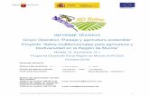 Grupo Operativo “Paisaje y agricultura sostenible ...