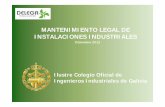 Mantenimiento Legal de Instalaciones Industriales ICOIIG ...