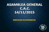 ASAMBLEA GENERAL C.A.C. 14/11/2015 - COMUNIDAD GENERAL DE …