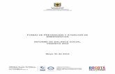 FONDO DE PREVENCION Y ATENCION DE EMERGENCIAS INFORME DE ...
