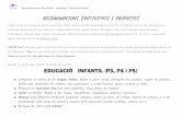 EDUCACIÓ INFANTIL (P3, P4 i P5)