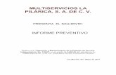 MULTISERVICIOS LA PILARICA, S. A. DE C. V.