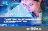 MAESTRÍA EN CRIMINOLOGÍA Y CRIMINALÍSTICA