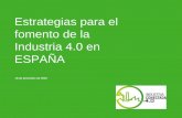 Estrategias para el Fomento de la Industria 4.0 en España