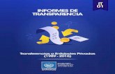 informe ONG - Portal de Transparencia