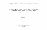 Origen de las antiguas familias de Chillán 1580-1800