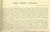Kant contra Beccaria