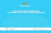 ACTUALIZACIÓN DE CARRERAS UNIVERSITARIAS