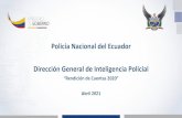 Policía Nacional del Ecuador Dirección General de ...
