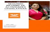 SEGUNDO INFORME DE ACTIVIDADES LEGISLATIVAS -2020