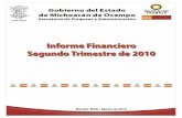 Informe Financiero Segundo Trimestre de 2010