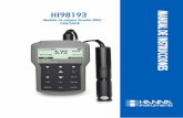 HI98193 M Medidor de oxígeno disuelto DBO/ OUR/SOUR