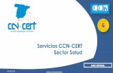 Servicios CCN-CERT Sector Salud