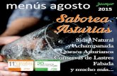menús agosto 2015 Saborea Asturias