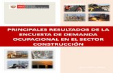 PRINCIPALES RESULTADOS DE LA ENCUESTA ... - Gobierno del …