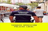 TEMARIO POLICÍA LOCAL