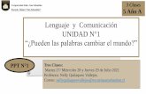 Lenguaje y Comunicación UNIDAD N 1