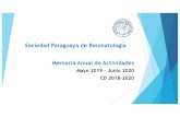 Sociedad Paraguaya de Reumatología Memoria Anual de ...