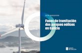 Fases de tramitación dos parques eólicos en Galicia