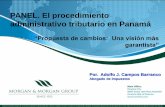 PANEL. El procedimiento administrativo tributario en Panamá