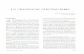 LA PRESENCIA AUSTRALIANA