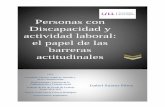 Personas con Discapacidad y actividad laboral: el papel de ...