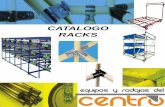 CATALOGO RACKS - Equipos y Rodajas del Centro