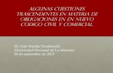 ALGUNAS CUESTIONES TRASCENDENTES EN MATERIA DE ...