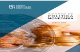 Informe de Política Monetaria enero 2022