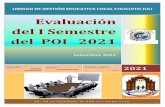 Evaluación del I Semestre del POI 2021