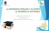 LA UNIVERSIDAD PERUANA Y SU APORTE AL DESARROLLO …