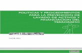 POLITICAS Y PROCEDIMIENTOS PARA LA PREVENCION DE LAVADO DE ...