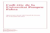 Codi ètic de la Universitat Pompeu Fabra