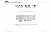 Manual CAN-IO45 Instrucciones de montaje